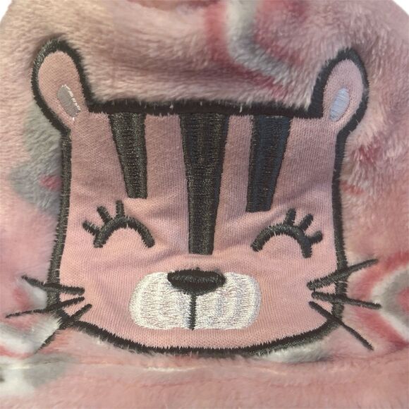 Duck Duck Goose Baby Robe 0-9M Hooded Pink Plush Animal Bath Wrap Giraffe - Picture 2 of 8